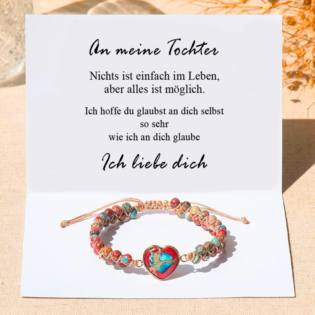 An meine Tochter Armband für positive Energie Luxus Love