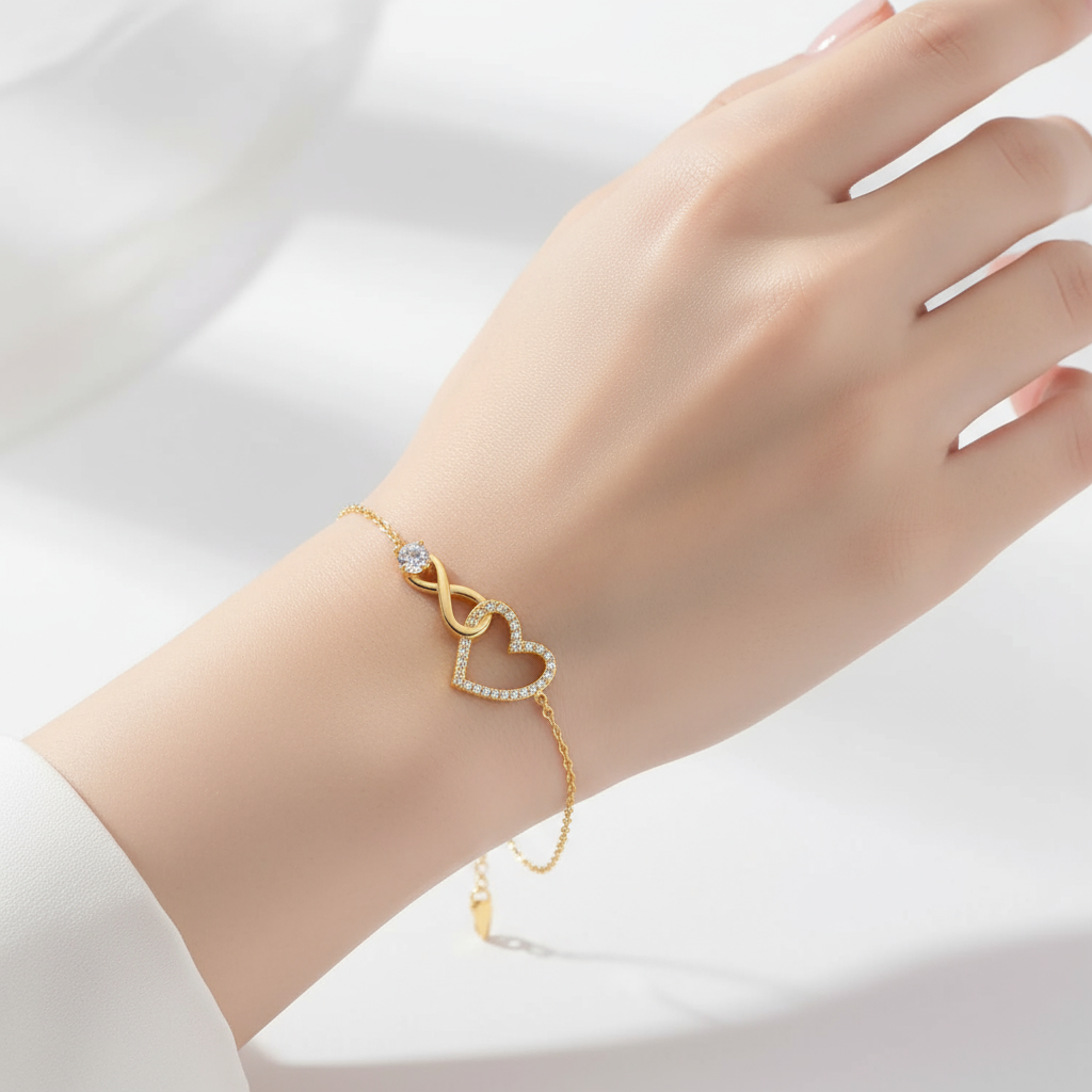 An meine Tochter Armband - Unendliches Herz