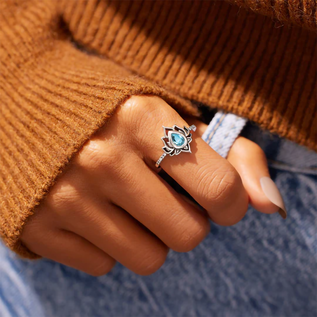 Beginnen Sie noch einmal - Empowerment-Ring mit Stein
