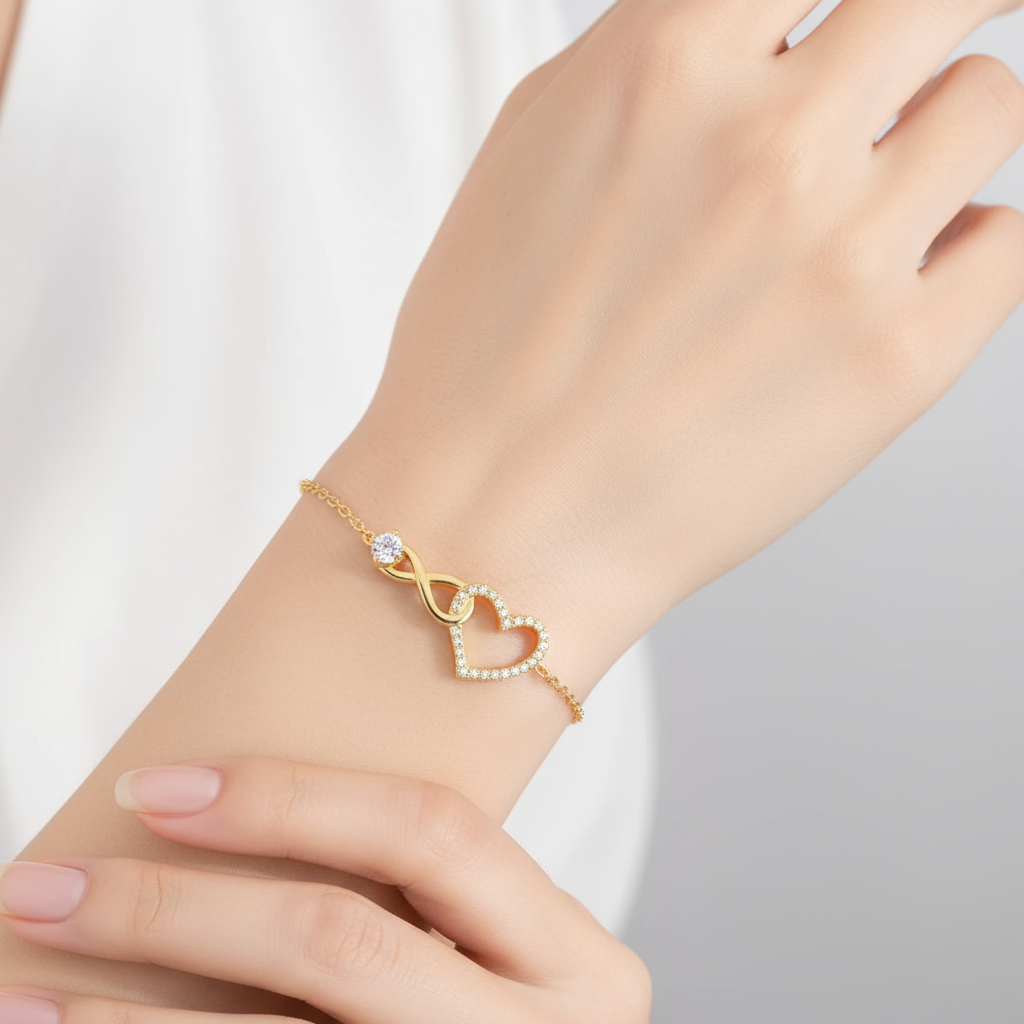 An meine Tochter Armband - Unendliches Herz