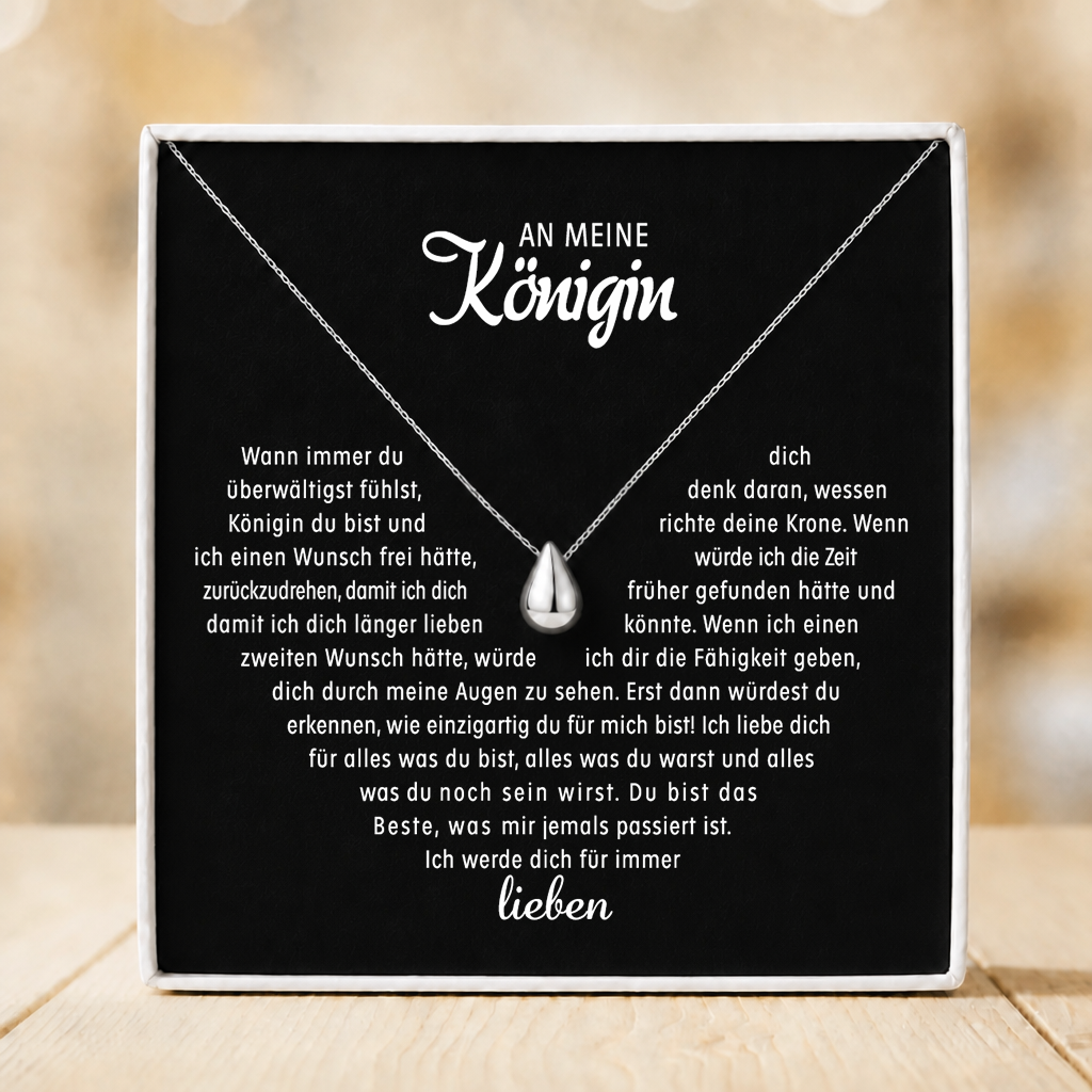 An meine Königin – Halskette aus Liebe für immer