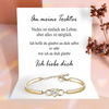 An meine Tochter – Ich liebe dich Armband