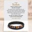 An meinen Sohn – Tigerauge Armband