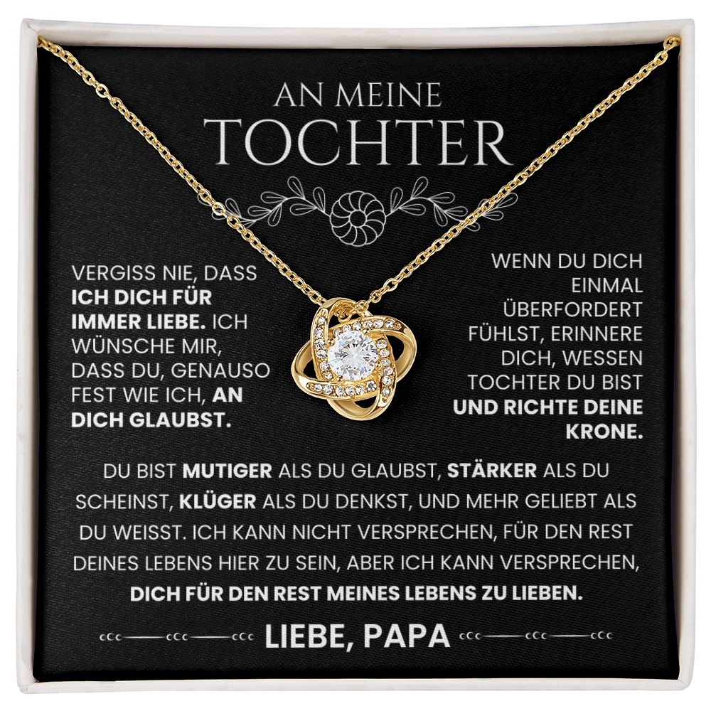 An meine Tochter – Wohin du auch gehst Halskette