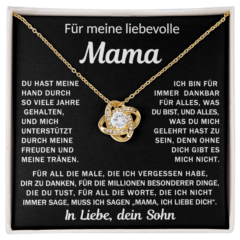 An meine liebende Mama - Knotenkette