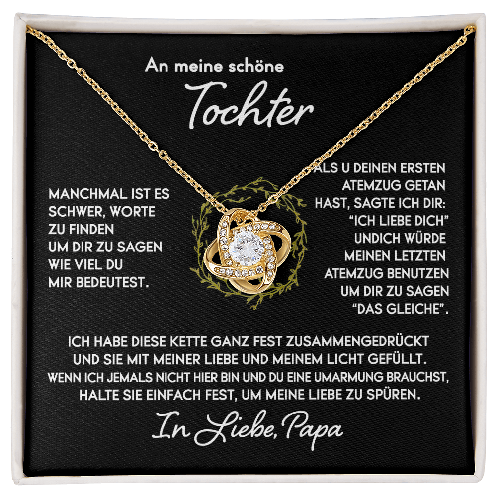 An meine Tochter - Dein erster Atemzug - Knotenkette