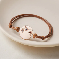 Kinder Geburtsstein Armband - Roségold