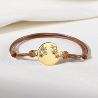 Kinder Geburtsstein Armband - Gold