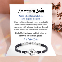 An meinen Sohn - Kompass Armband