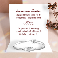 An meine Tochter – Höhen und Tiefen-Armband