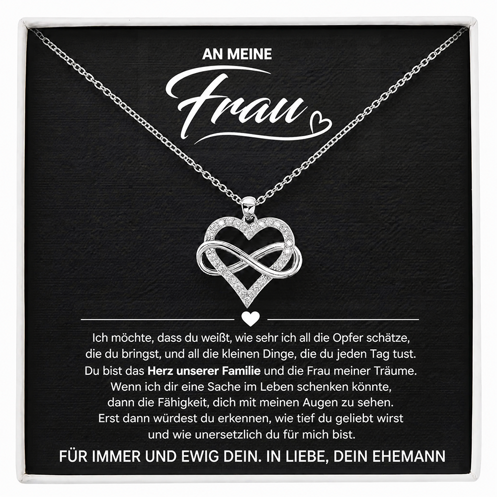 An meine Frau – Halskette Ich liebe dich für immer