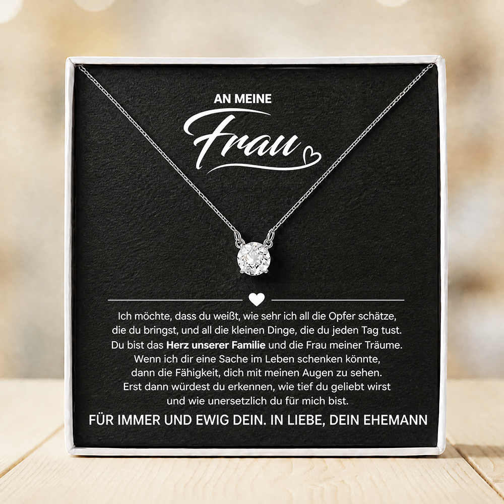 An meine Frau – Halskette der ewigen Liebe