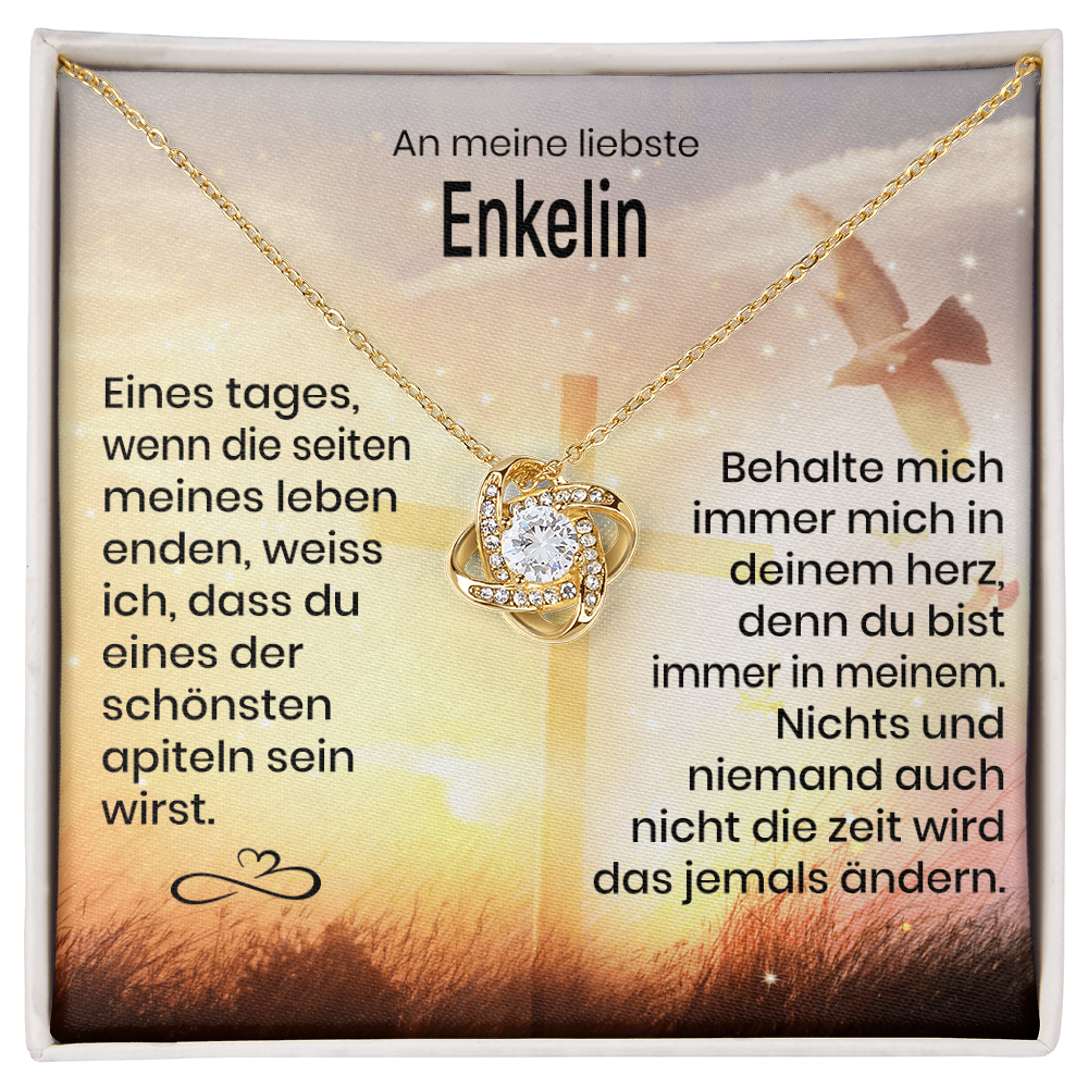 An meine Enkelin – Herzschmelzende Botschaft – Knotenkette