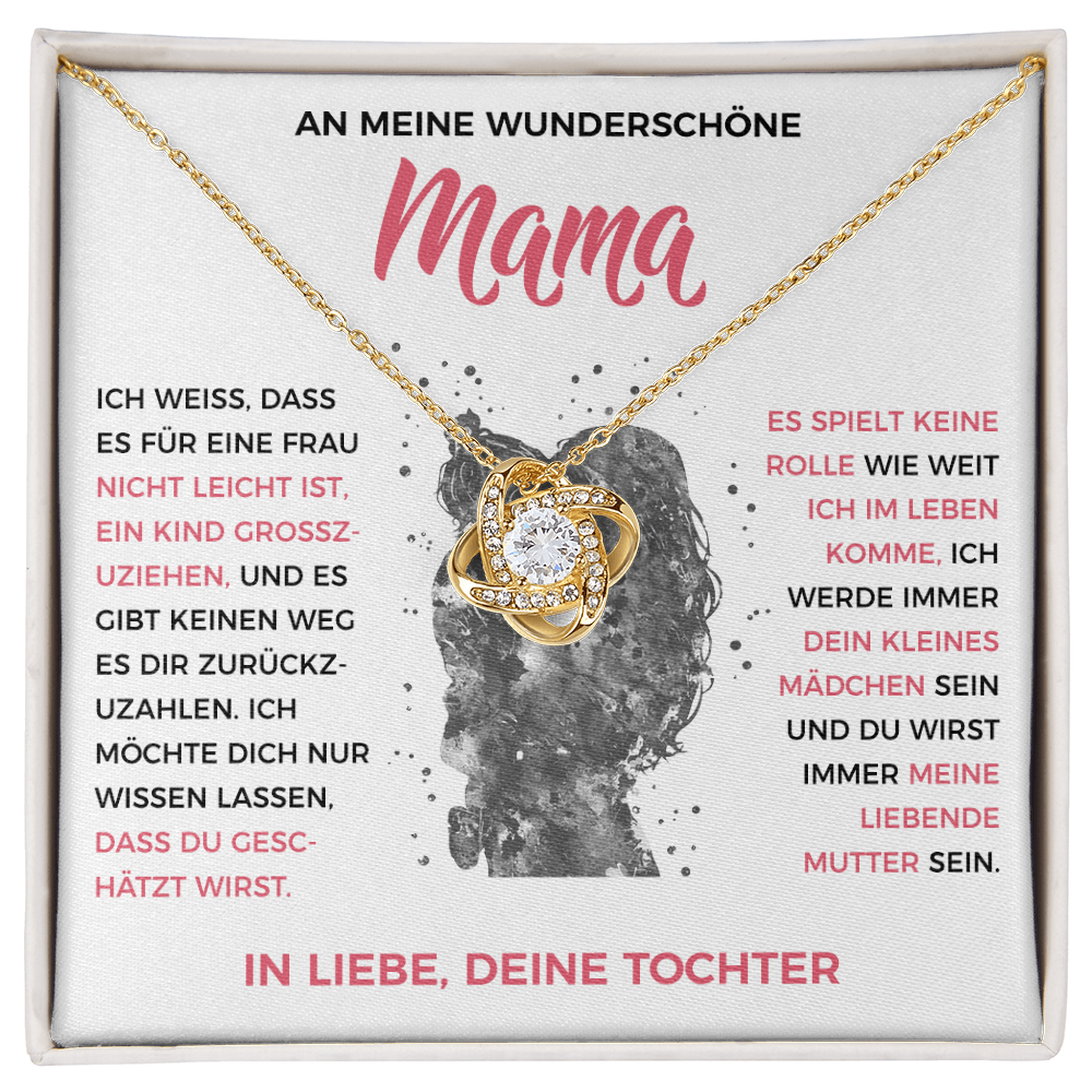 An meine liebende Mama – Knotenkette von Tochter