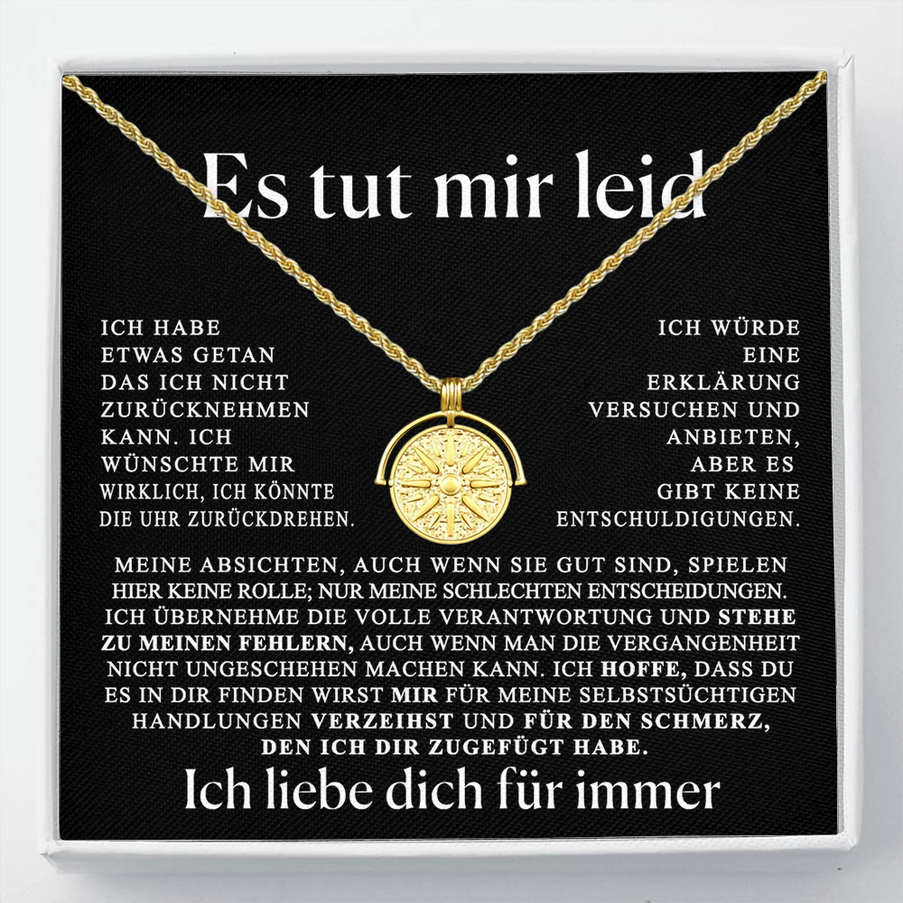 Entschuldigungsgeschenk für Sie - You are my Sunshine Halskette