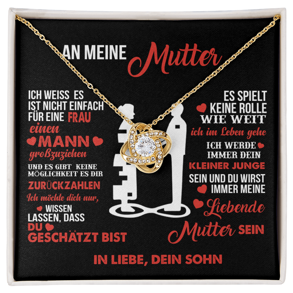 An meine Mutter – Dein kleiner Junge – Knotenkette