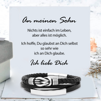 An meinen Sohn - Infinity-Armband