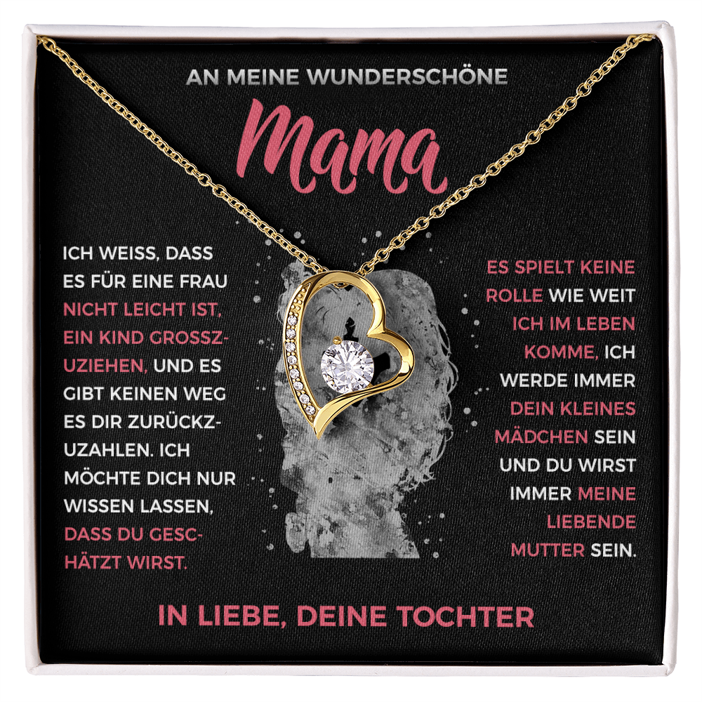 An meine liebende Mama – Herzkette von Tochter