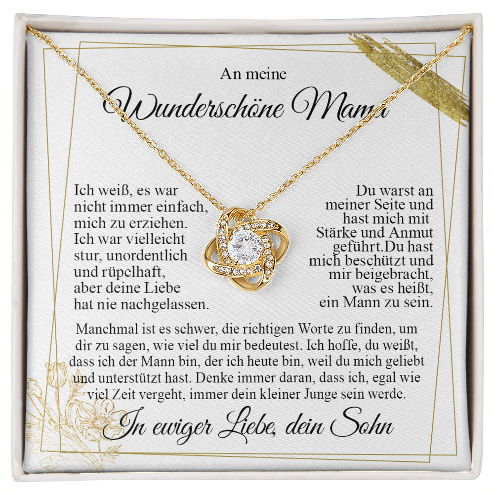An meine Mama – Ich liebe dich Knotenkette
