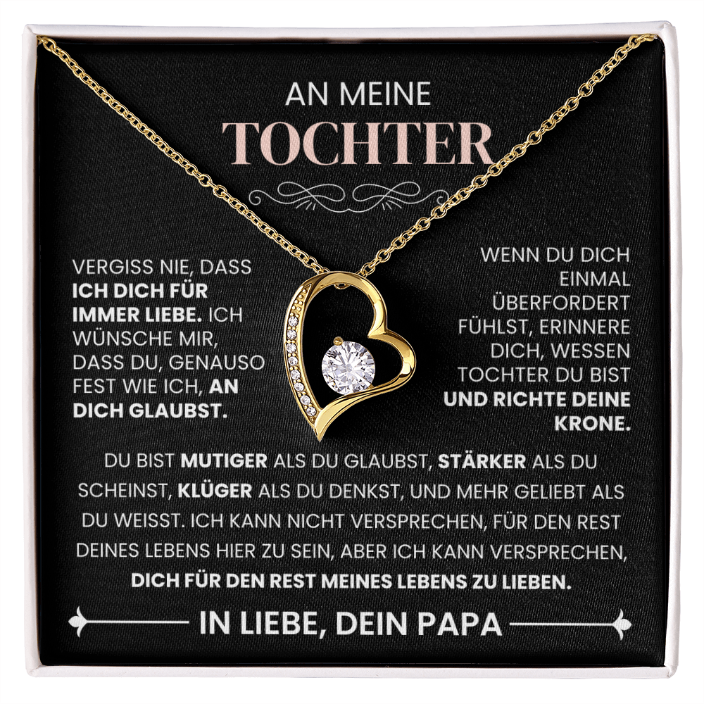 An meine Tochter – Immer an deiner Seite Halskette