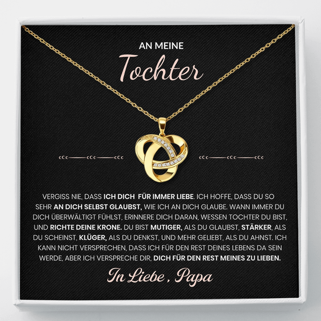 An meine Tochter – Halskette der ewigen Liebe