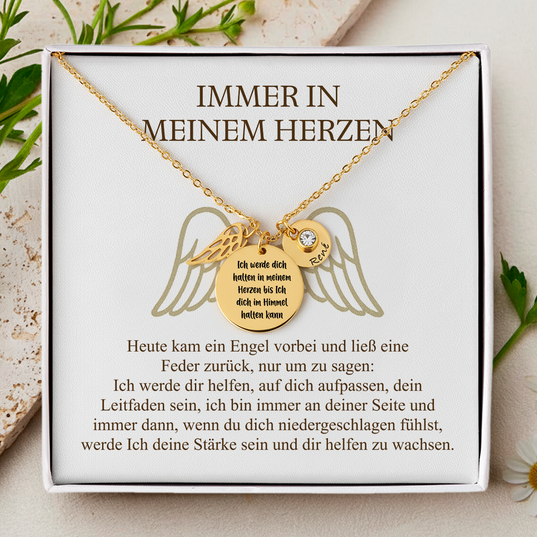 Ich werde dich immer in meinem Herzen tragen – Halskette