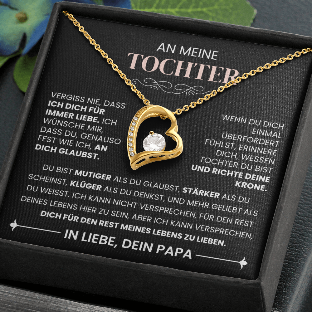An meine Tochter – Immer an deiner Seite Halskette