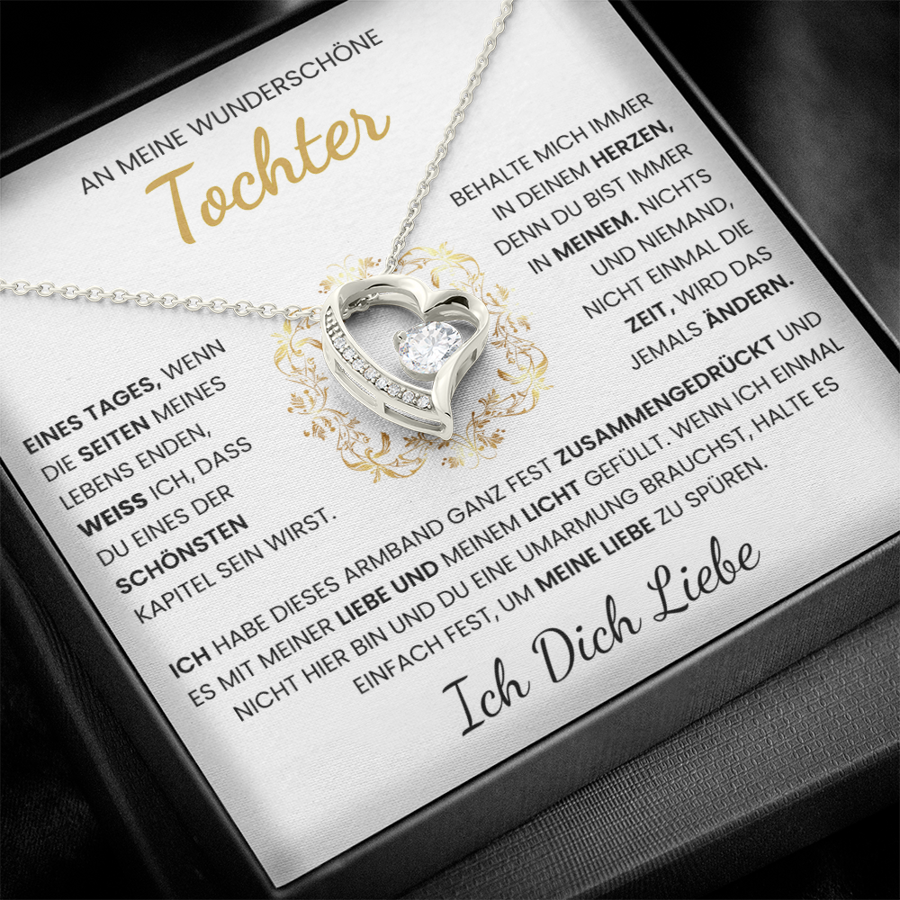 An meine Tochter - Halskette mit Anhänger