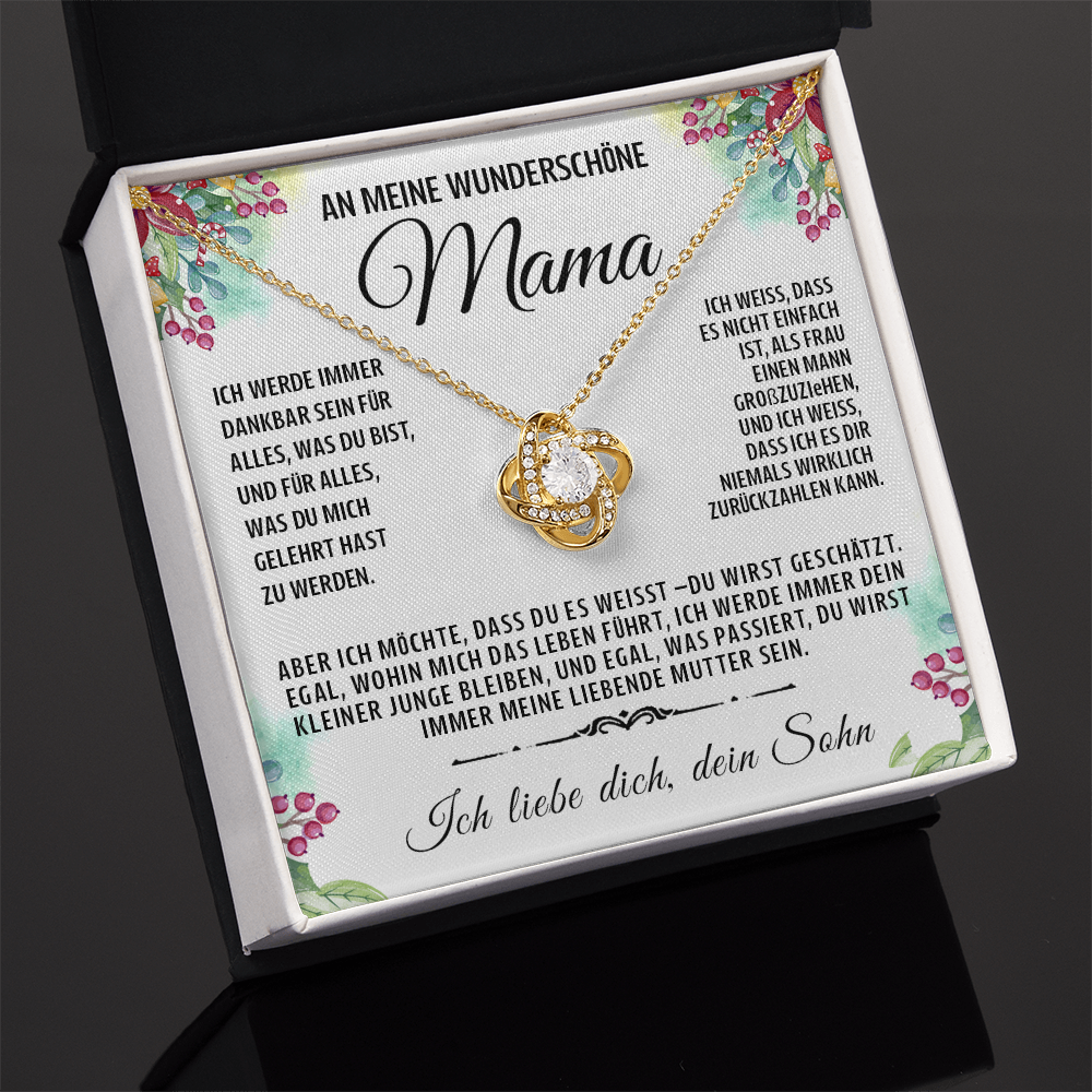 An meine besondere Mama - Knotenkette
