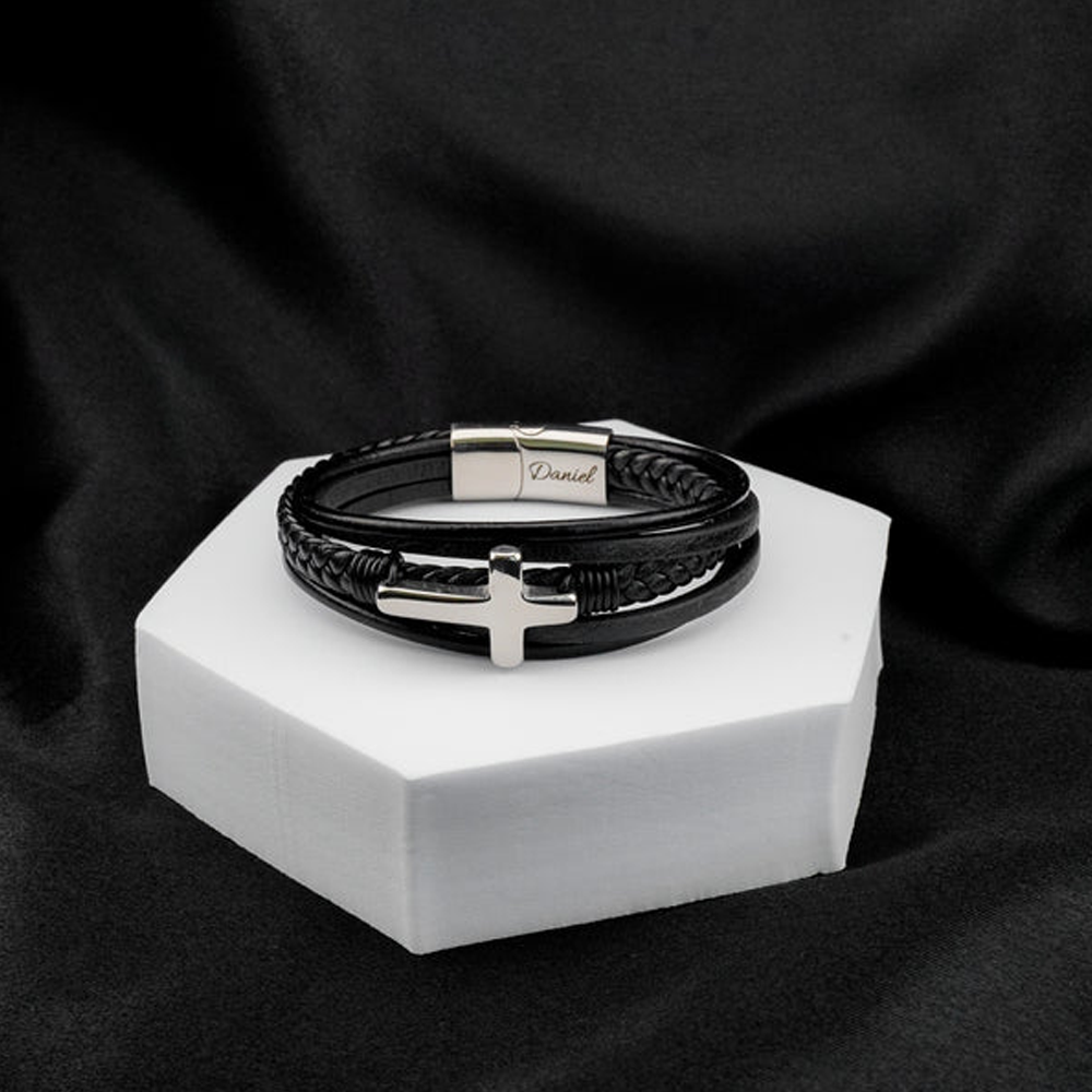 An meinen Enkel - Ewiger Wächter Glaube Armband