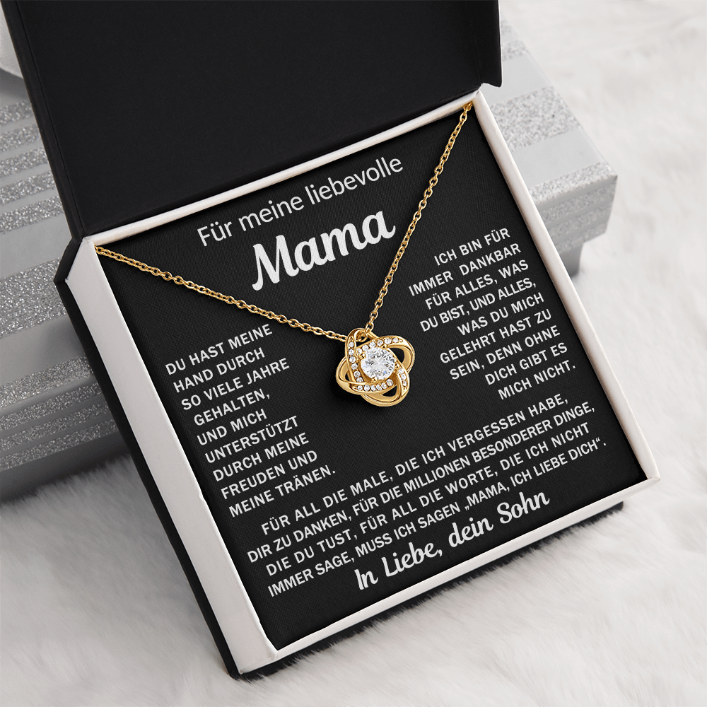 An meine liebende Mama - Knotenkette