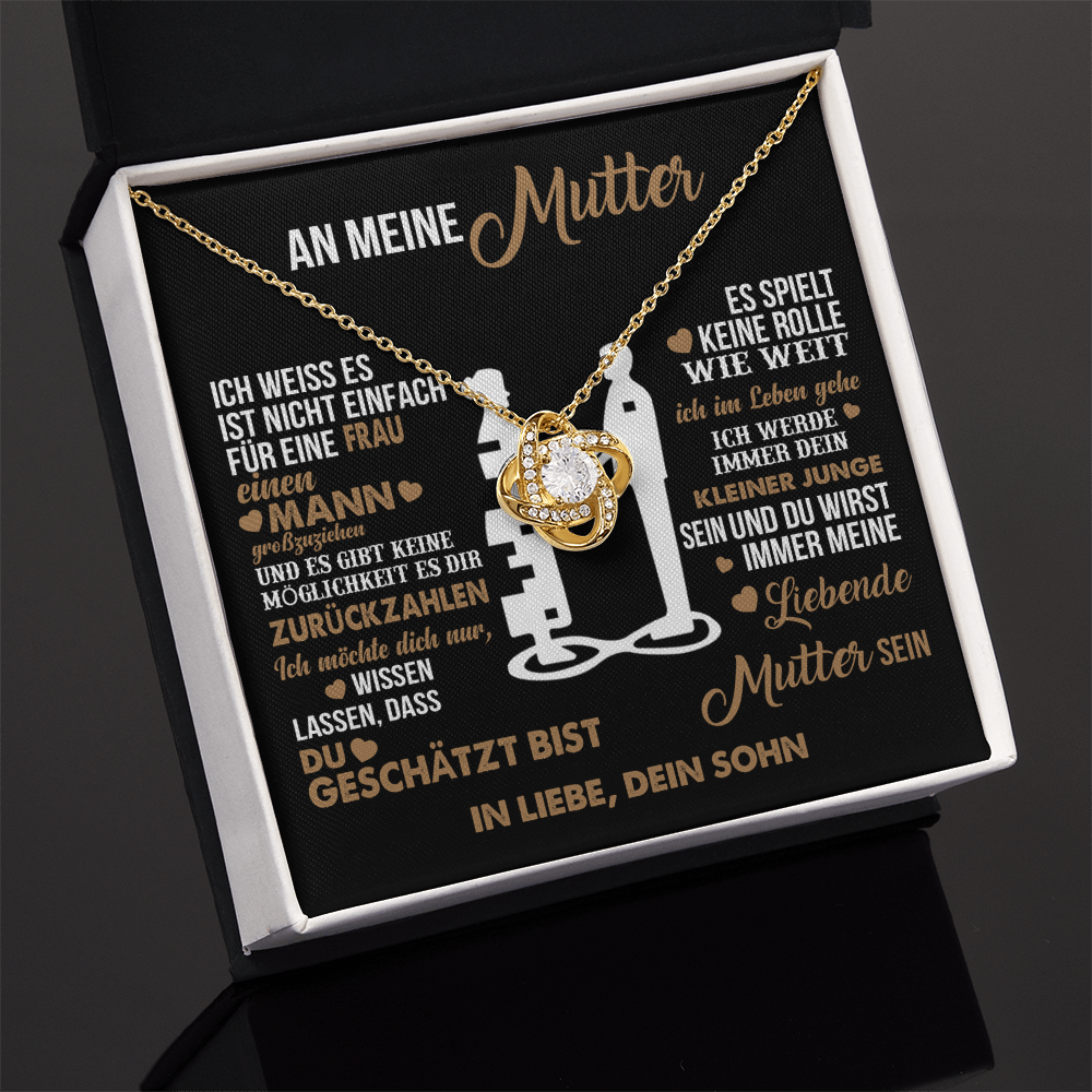 An meine Mutter – Ich liebe dich für immer – Herz-Halskette