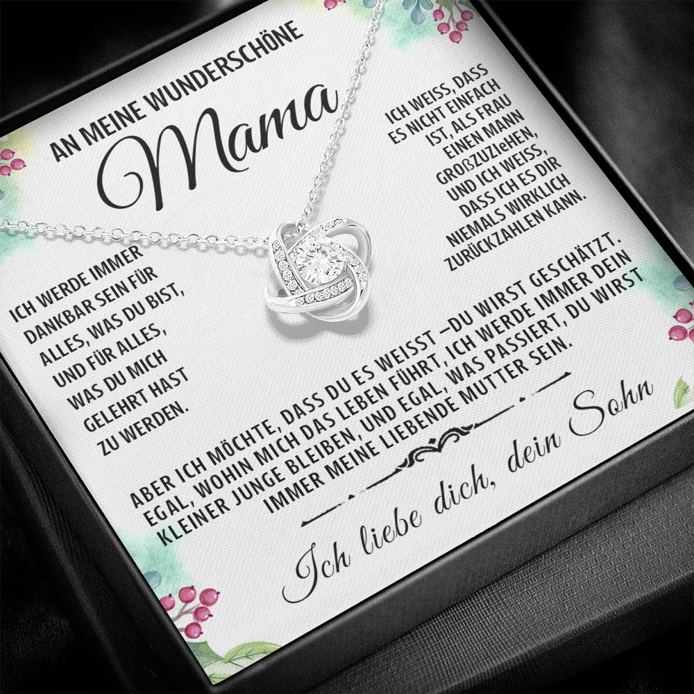An meine besondere Mama - Knotenkette