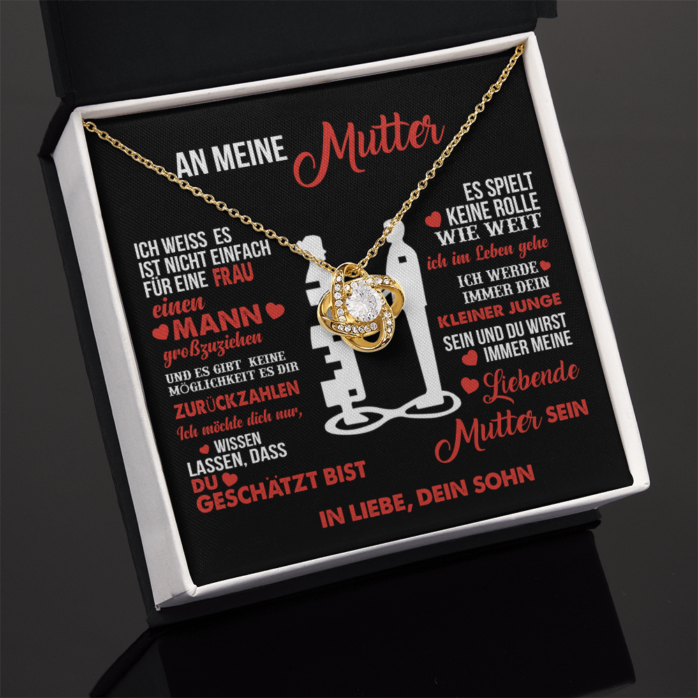 An meine Mutter – Dein kleiner Junge – Knotenkette