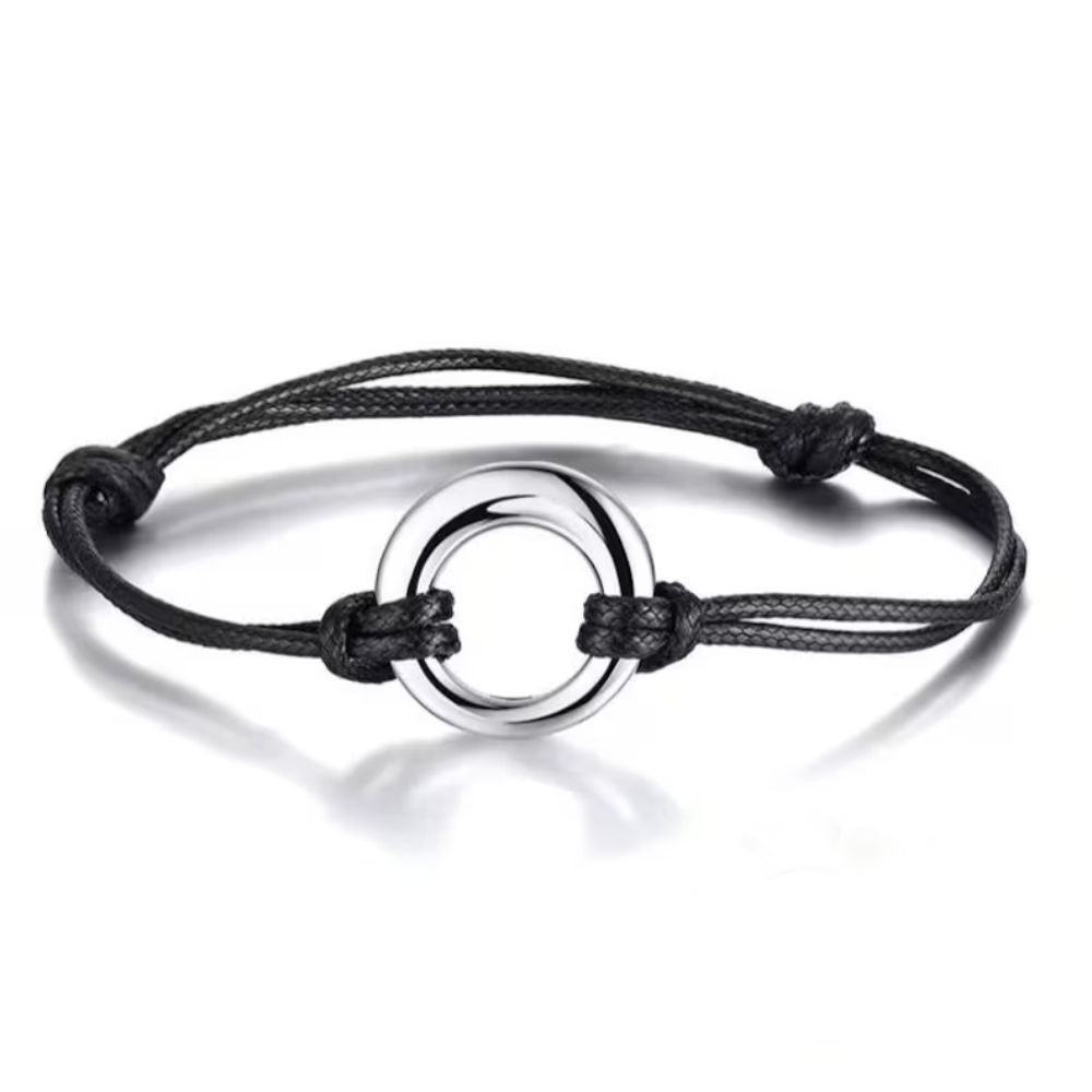 An meinen Sohn - Kreisarmband - Schwarz