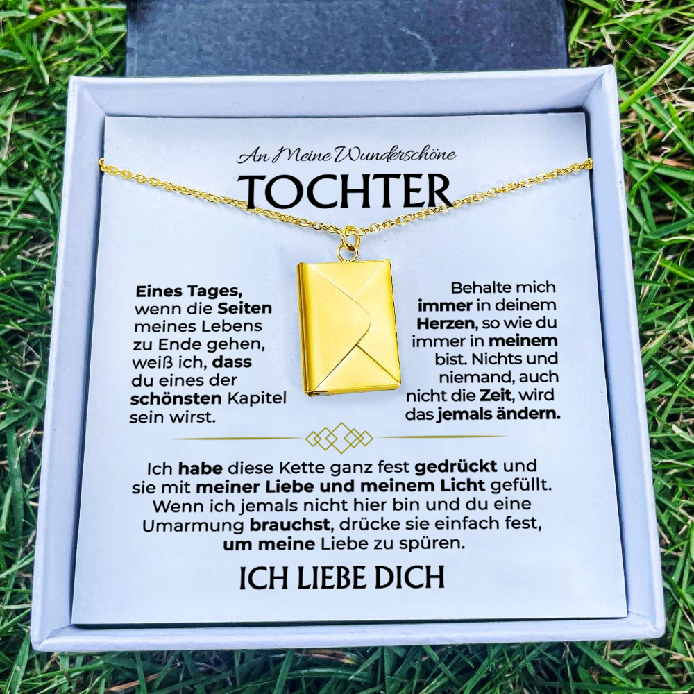 An meine schöne Tochter - Liebesbrief-Halskette