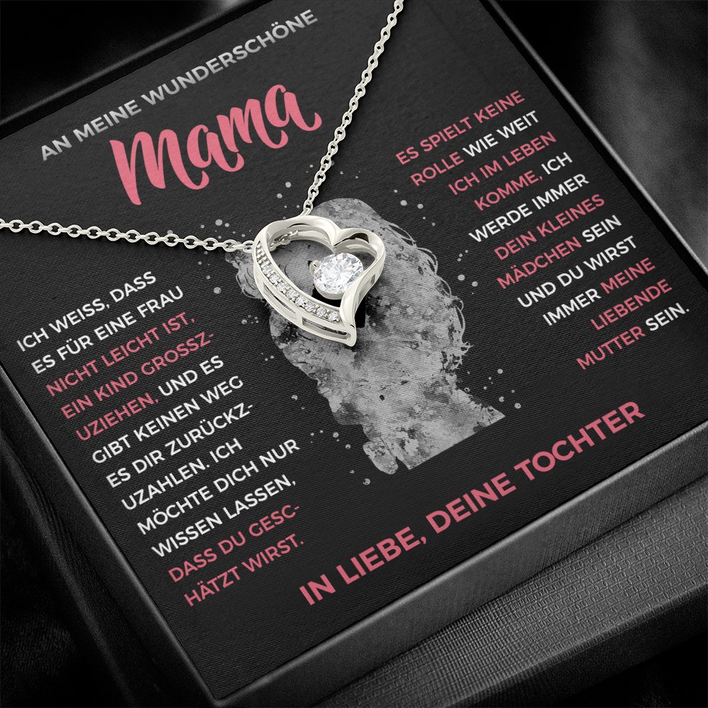 An meine liebende Mama – Herzkette von Tochter