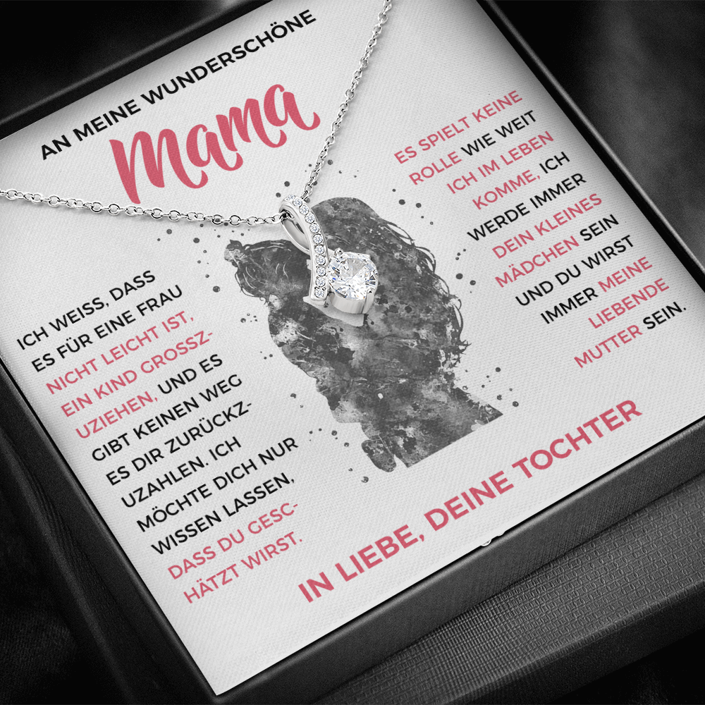 An meine liebende Mama – Halskette mit Anhänger von Tochter