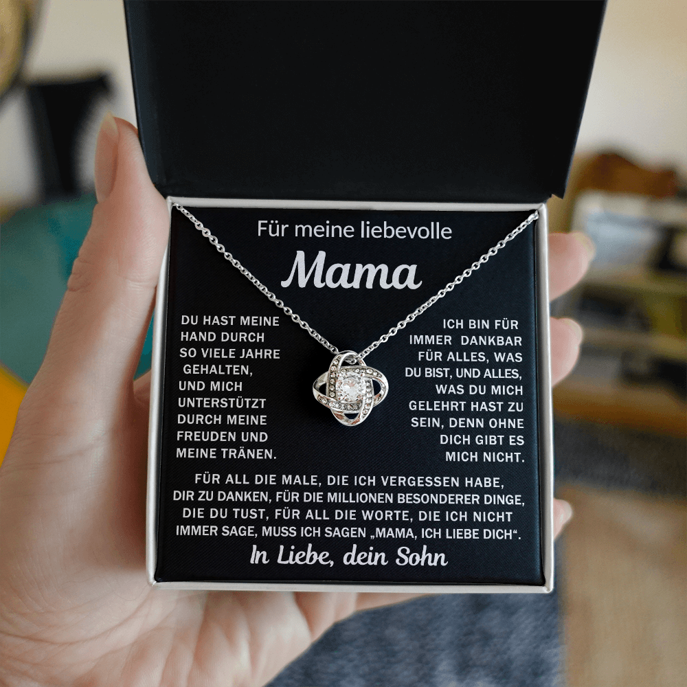 An meine liebende Mama - Knotenkette