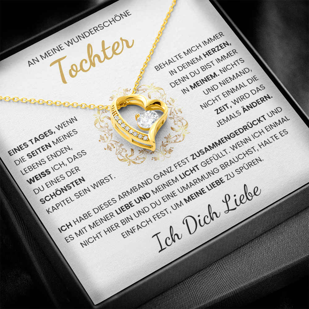 An meine Tochter - Halskette mit Anhänger