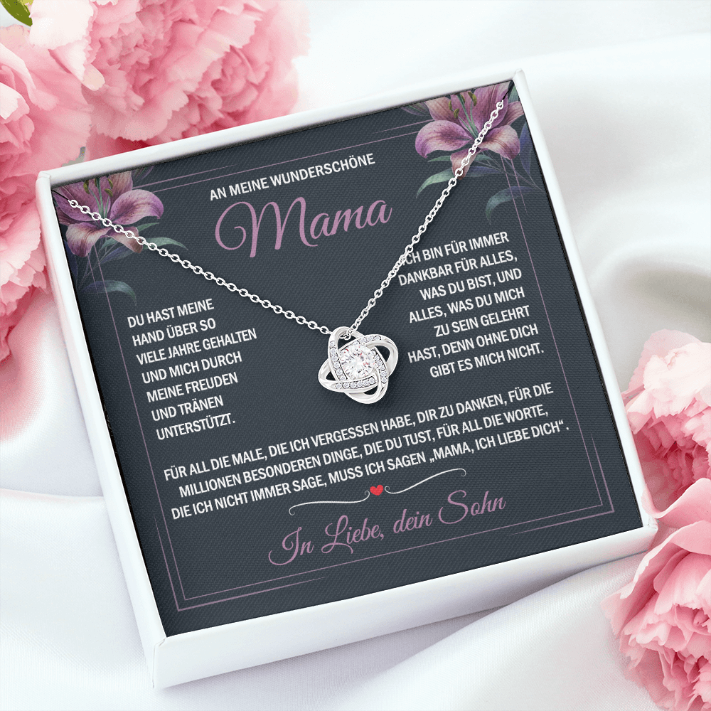 An meine Mama – Freude und Tränen – Knotenkette