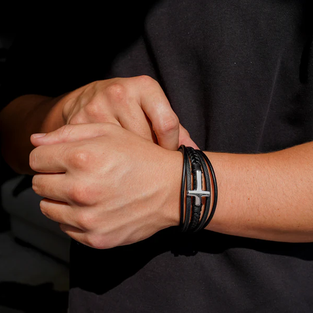 An meinen Enkel - Ewiger Wächter Glaube Armband