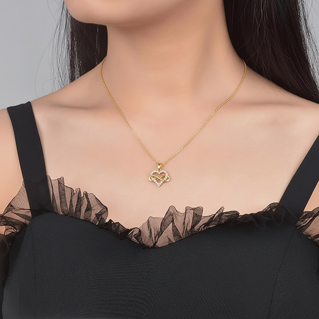 An meine Königin – Unendlichkeitsherz Halskette