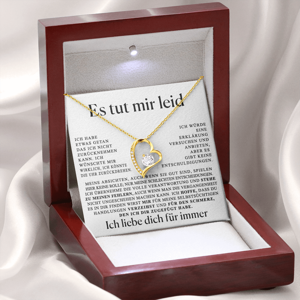Entschuldigungsgeschenk für Sie - Herzkette