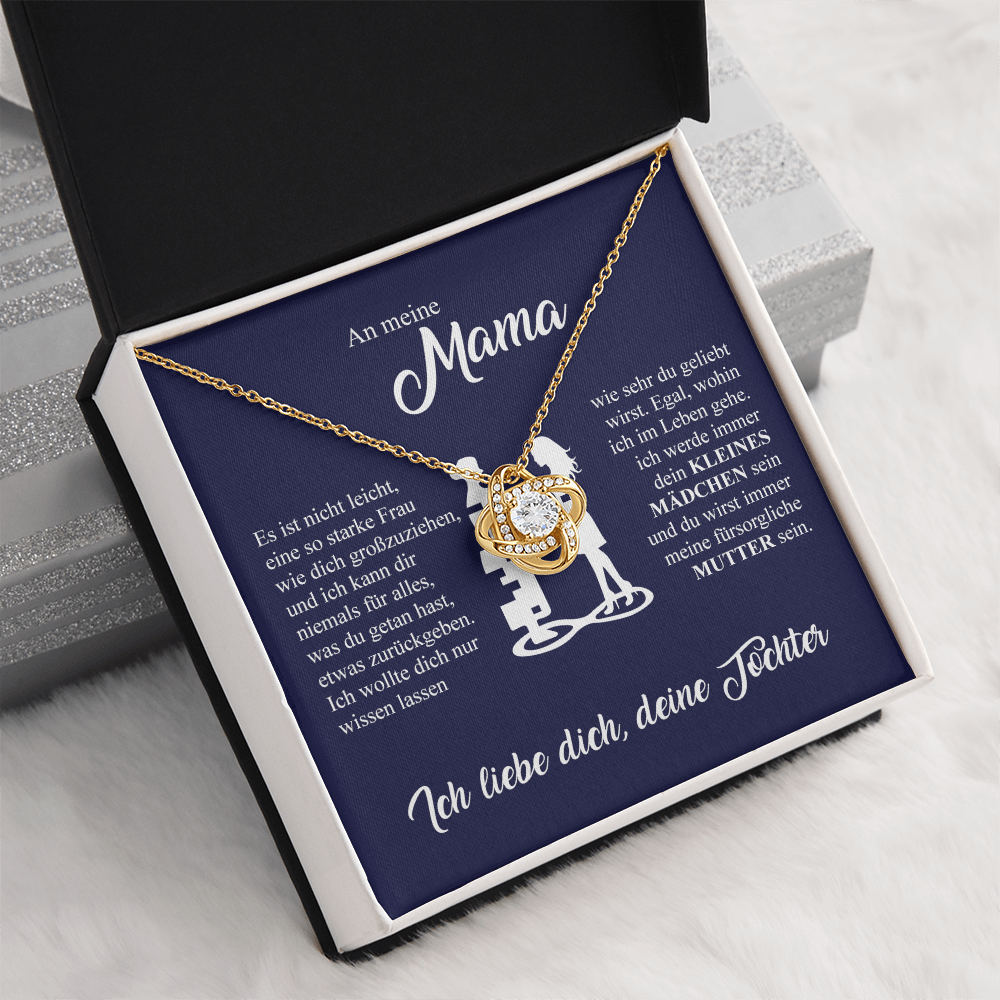 An meine geliebte Mutter - Knotenkette - Gold