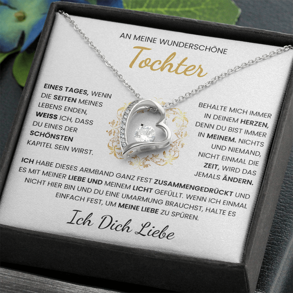 An meine Tochter - Halskette mit Anhänger