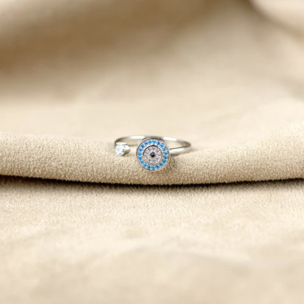 An meine Tochter - Evil Eye Fidget Ring
