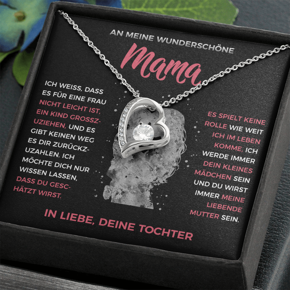 An meine liebende Mama – Herzkette von Tochter