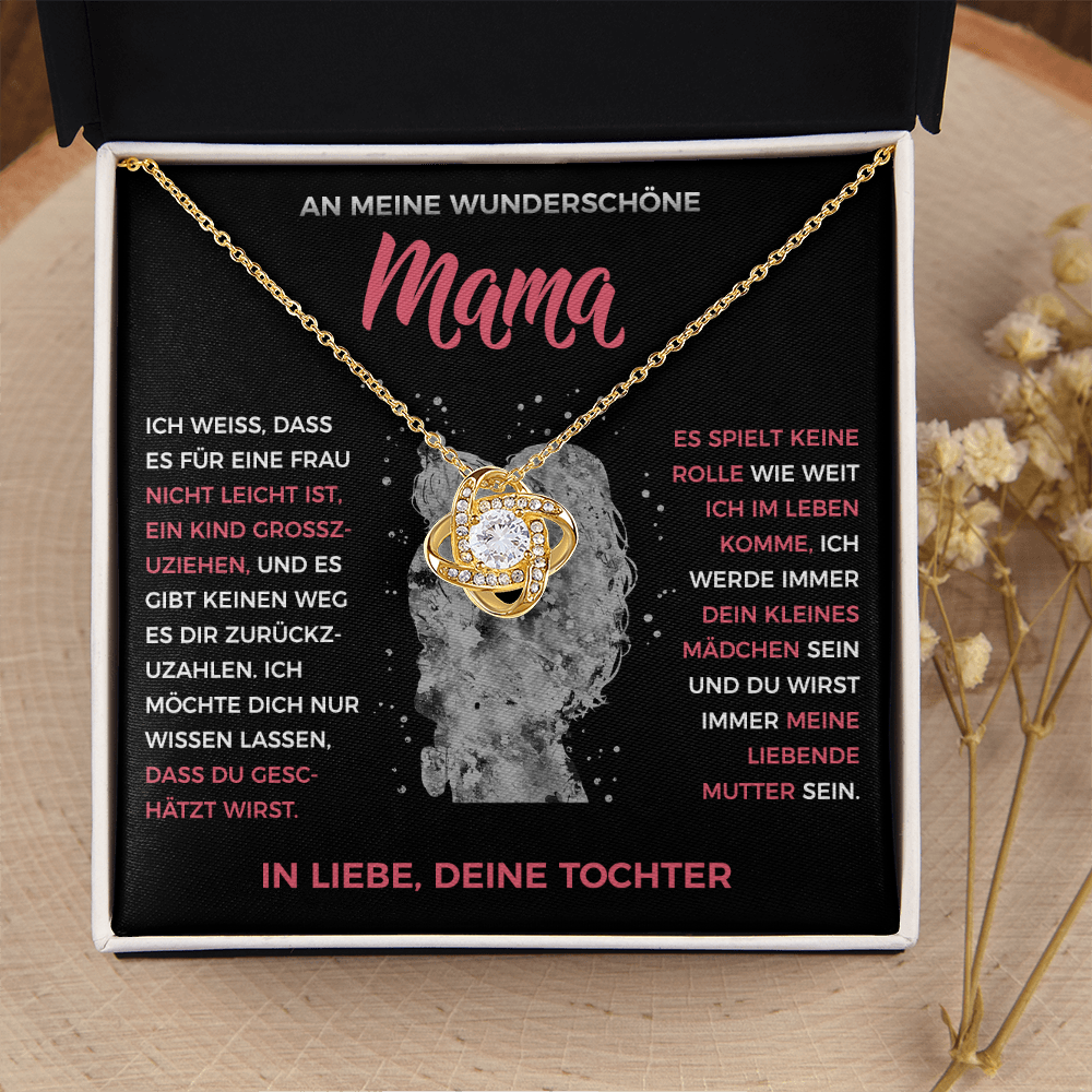 An meine liebende Mama – Knotenkette von Tochter