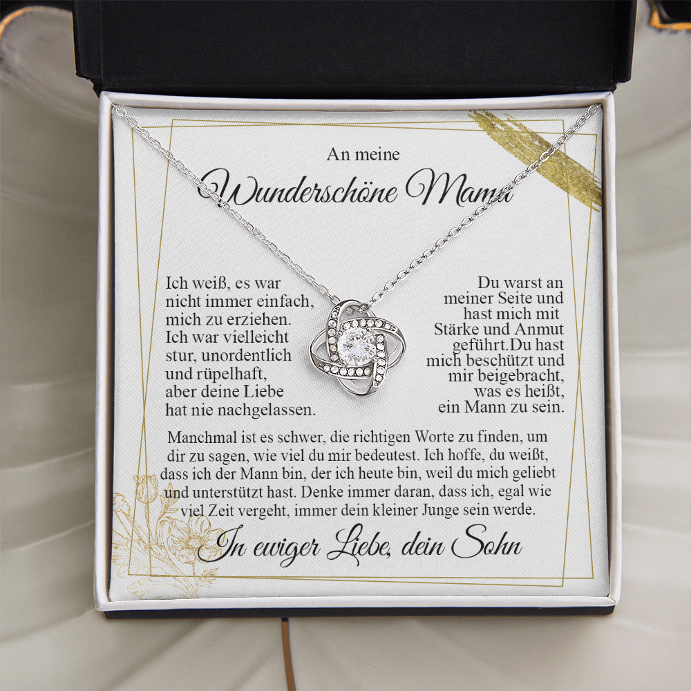 An meine Mama – Ich liebe dich Knotenkette